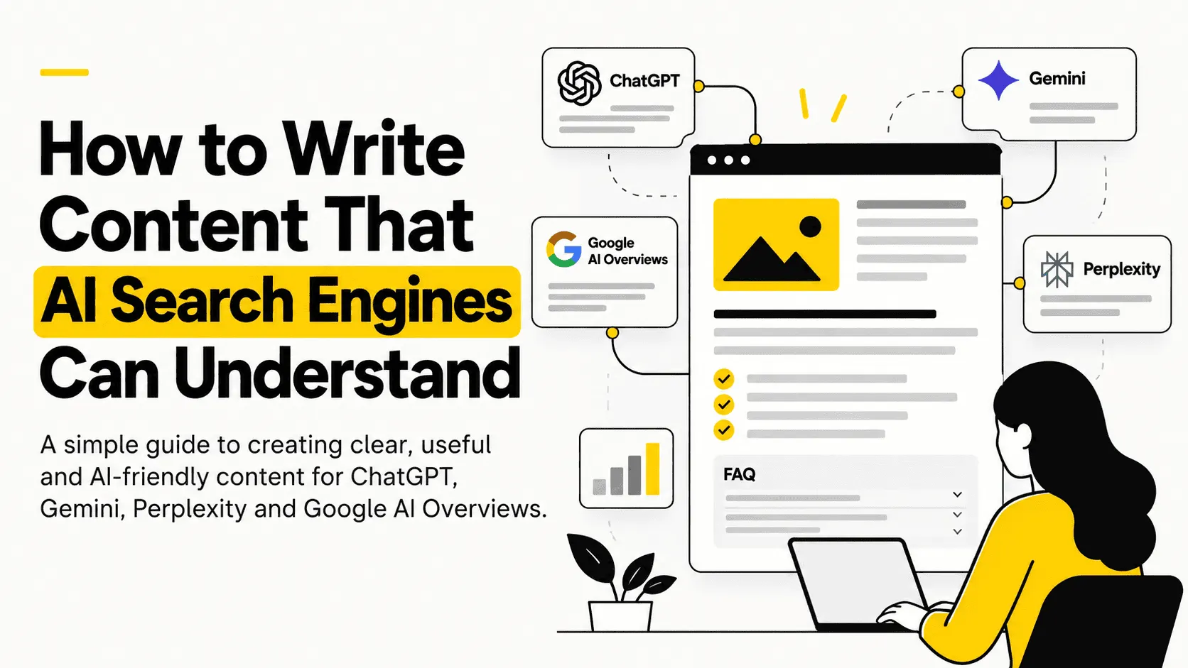 AI search optimization content for ChatGPT, Gemini, Perplexity and Google AI Overviews