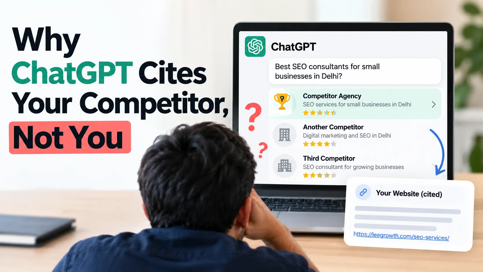 ChatGPT cites a competitor instead of recommending your business
