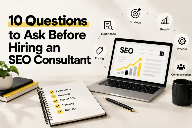 10 questions to ask before hiring an SEO consultant